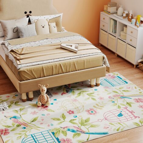 Cloison amovible Tapis de style champêtre, polyvalent, en polyester, facile d'entretien, antidérapant et coloré (1/5)