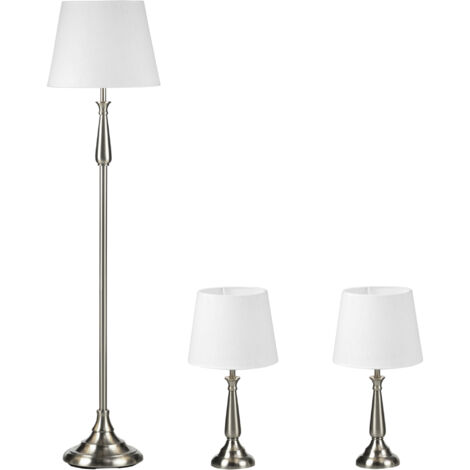 Lot De 2 Lampes De Table étoiles Côtières - 28 Pouces, Transparentes Et Blanches, Style Poisson Côtier