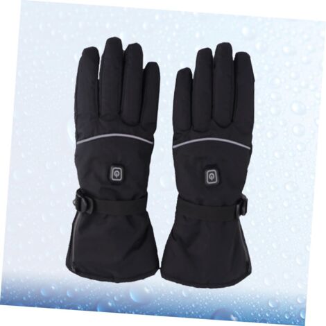 Gants Chauffants Électriques Rechargeables – 3 Niveaux De Chaleur, Batterie 2500mAh, Imperméables Et Antidérapants Pour Ski, Moto, Randonnée