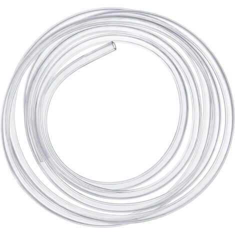 5 Mètre Tube en Silicone transparent - Tuyau Souple Transparent pour Oxygène d'Aquarium et Air D'eau - Diamètre Intérieur 7 mm, Extérieur 9 mm