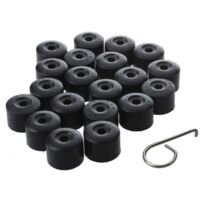 20pcs pour VW Golf - Cache Boulon Jantes Voiture Ecrou de Roue Bouchon Noir