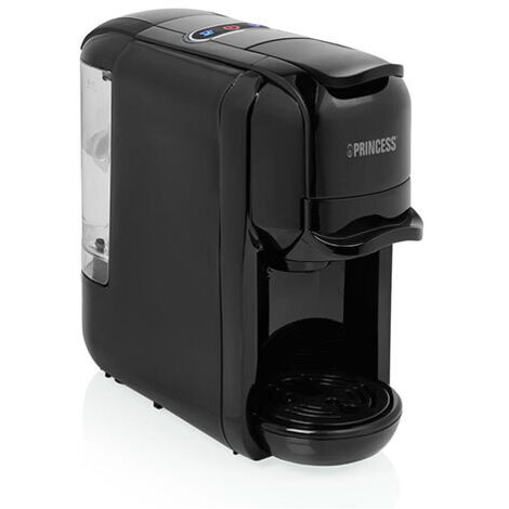 Cafetera multicápsulas 4 en 1 19 bares – Compatible con Nespresso y Dolce Gusto – Depósito de agua 600 ml – Acero inoxidable – Princess (1/5)