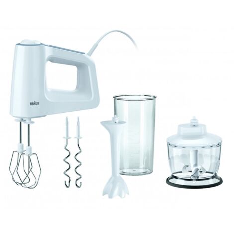 BATIDOR DE VARILLAS INOX PESTILENT PIEDA PLÁSTICO 500W 5VIT BRAUN - HM3135WH (1/5)