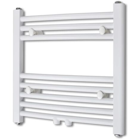 Radiador toallero 480 x 480 mm conector lateral y central vidaXL