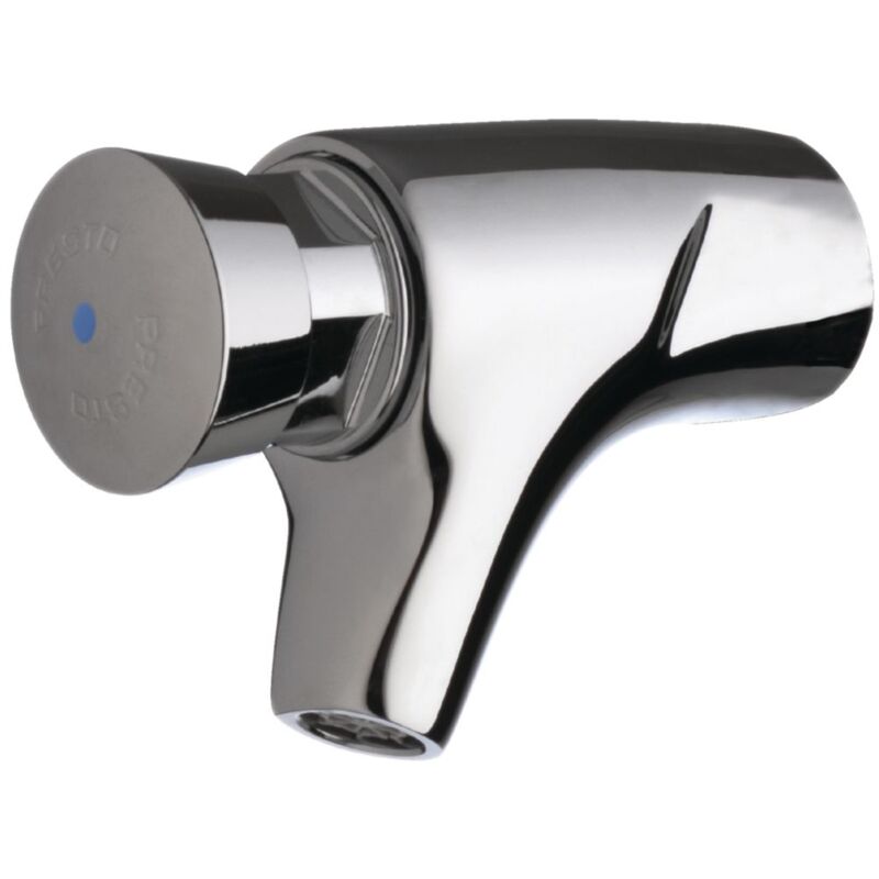 Robinet de lavabo 504S fixation murale eau froide 15 x 21 10 a 20 NF, PRESTO, Ref. 63100