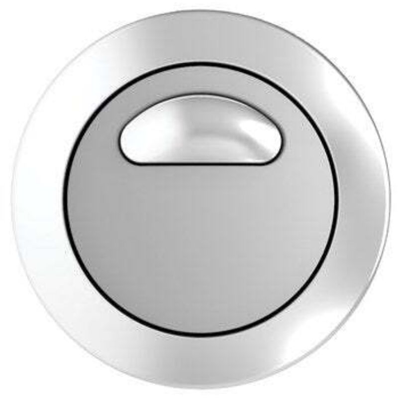 Bouton Chasse D'Eau Chromé Double - Compatible Siamp Twyford Optima 49 - Référence CF1003CP - 8