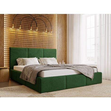 Lot de 2 Tabourets de bar Franklin Similicuir rembourré Pieds carrés
