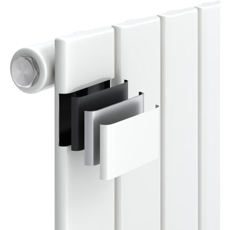 SONNI Radiateur eau chaude en acier 465x1200 mm Monocouche Blanc Horizontal Radiateur chauffage central (734W)