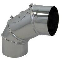 Edelstahl-Winkelelement 150mm/0-90 Grad