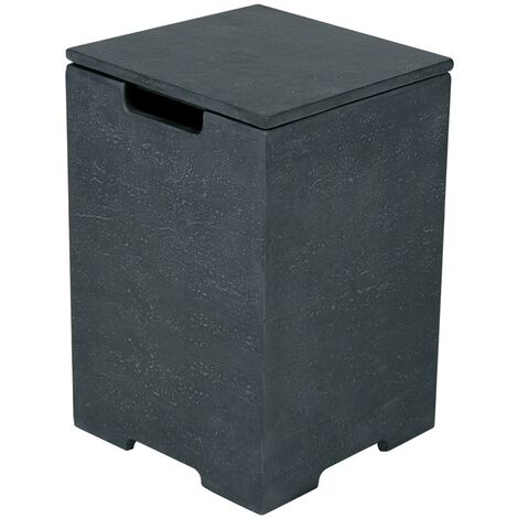 Housse de réservoir carrée H63cm - Gris foncé (1/2)