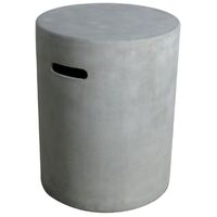 Cache bouteille de gaz rond gris clair, 40x40x50,8
