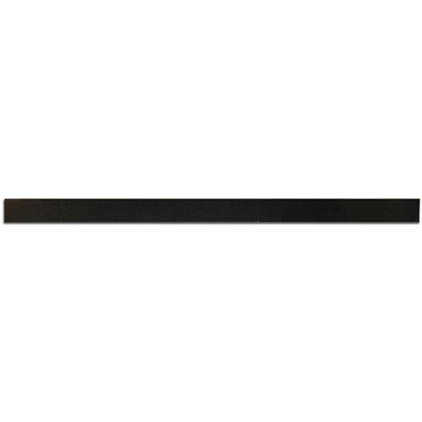 Rail coulissant alu finition noire pour porte coulissante -  8mm - longueur 2000 mm - AURYS NORMANDIE (1/3)