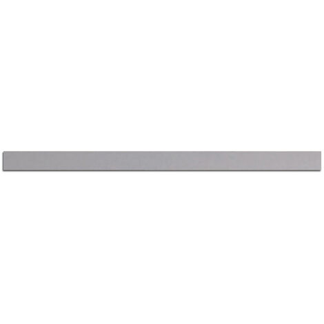 Rail coulissant alu finition argent pour porte coulissante 8mm - longueur 2000 mm - AURYS NORMANDIE (1/3)