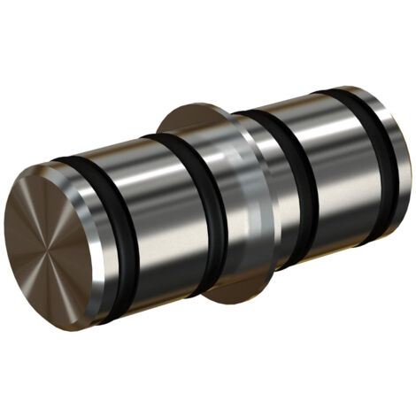 KIT connecteur pour double porte avec rail noir apparent - AURYS NORMANDIE