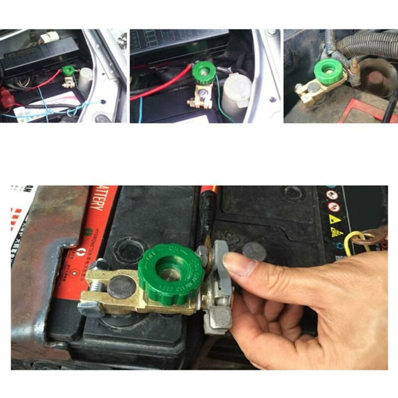 Commutateur Isolateur De Batterie 12v/24v,coupe Circuit Batterie, interrupteurs De Terminal Connexion De Batterie De Voiture Pour Moto  Voiture Camion B