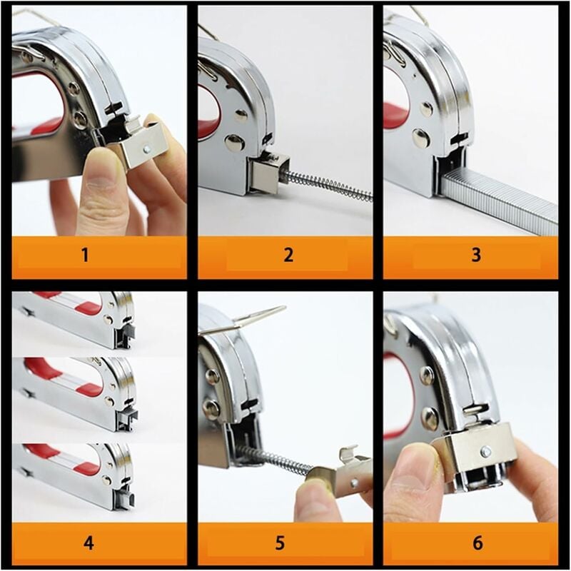 Agrafeuse multifonction 3 en 1, agrafeuse à cadre en bois, pistolet à  ongles manuel lourd largement utilisé, outils de livraison