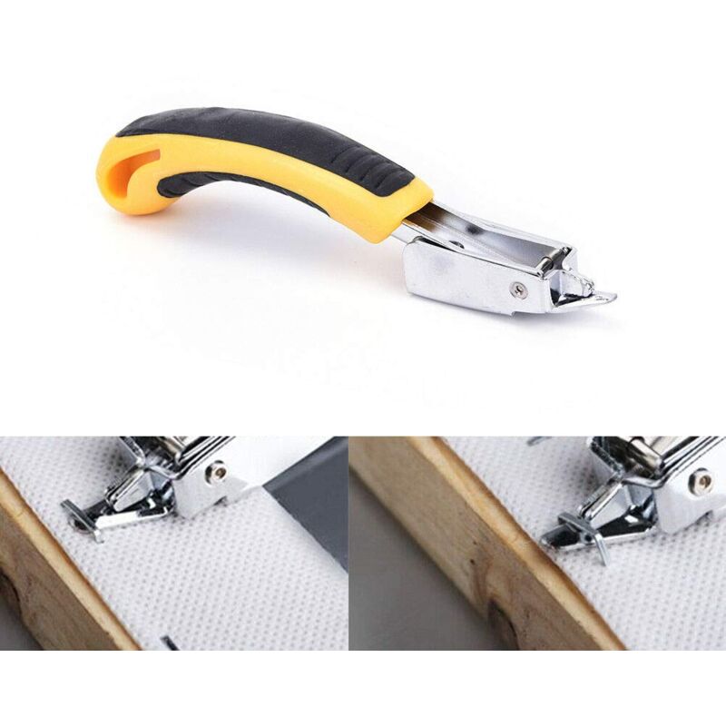QXUJI Lot De 2 Extracteurs D'agrafes Pour Tissus D'ameublement Et De Construction Avec Extracteur De Punaises, Arrache-ongles, Dissolvant De Tapis