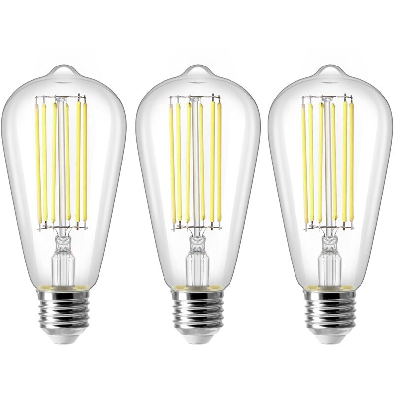 Ampoule LED C7 E12 220V, Ampoule Bougie Edison Vintage E12 0.5W  Remplacement 5W, Ampoule à Filament LED E12 Ambre Ampoule Décorative  Veilleuse, Blanc Chaud 2200K, Non Dimmable, Lot de 6 : 