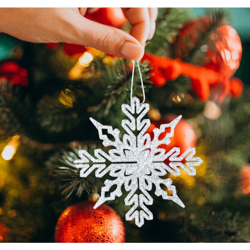 12pcs Boules De Noël Transparentes,Boule En Plastique Transparente