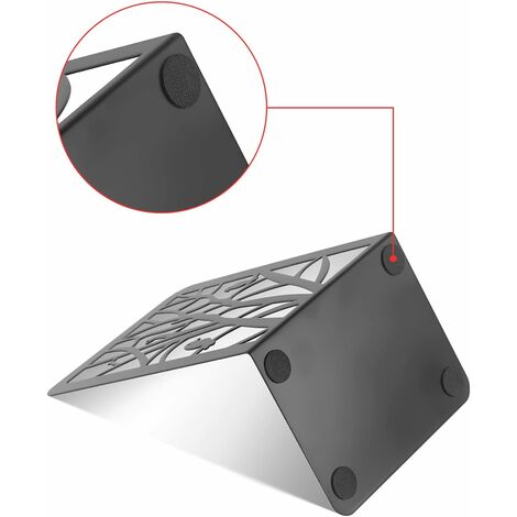 Honagu Lot De 4 Paires De Serre-livres En Métal Pour étagères