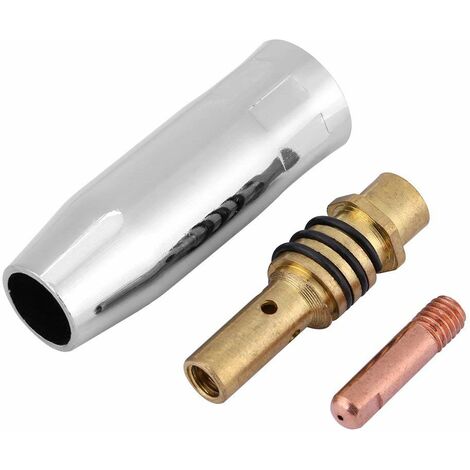Lot De 25 Embouts De Soudage - Buses Gaz Et Power M6 0.8mm - Pour Torche AK-15/MB-15 - Cuivre