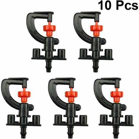 Lot De 10 Buses De Brumisation Rotatives 360° 1/2 Pouce - Arrosage Pelouse, Serre & Jardin Ultra Efficace