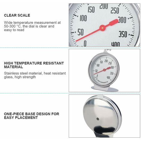 Lot De 3 Thermomètres Pour Frigo – Cadran 65 Mm, Zones Colorées, Simple Et Efficace