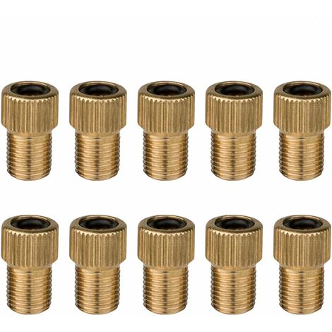 Lot De 4 Adaptateurs De Valve Vélo - Conversion Valve Française Vers Presta/Schrader, En Alliage Aluminium, Qualité Supérieure