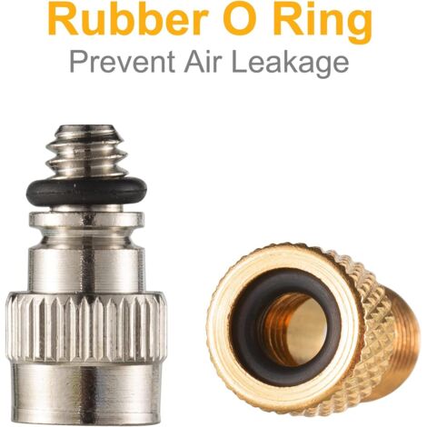 2 Pièces Adaptateur De Pompe à Vélo, Adaptateur De Valve De