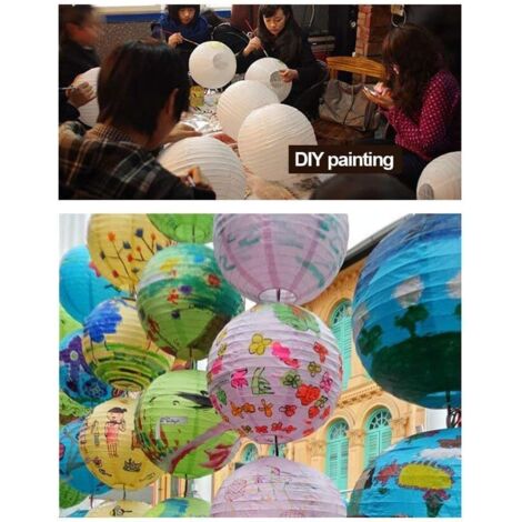 1 X Abat-jour Lanterne En Papier Japonais Chinois Pour Mariages