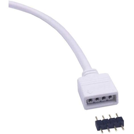 Connecteurs Câble Ruban LED - Kit Rallonge Et Diviseur Pour Bandes LED 4 Broches