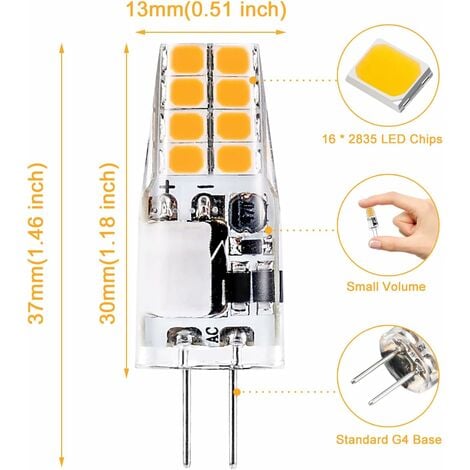 Ampoules LED G9, Ampoules LED 3W 5730 Largement Utilisées Pour La Cuisine 