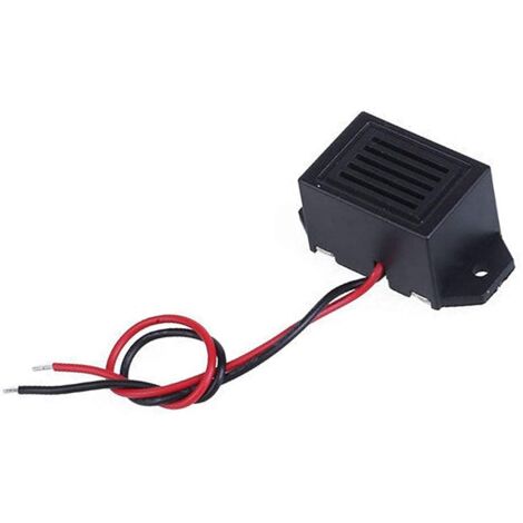 15 Pcs DC 3V 5V 9V 12V 100 dbéLectronique Alarme Buzzer SystèMe D'Alarme Buzzer Electronic Sonore pour Circuits Physiques, Noir