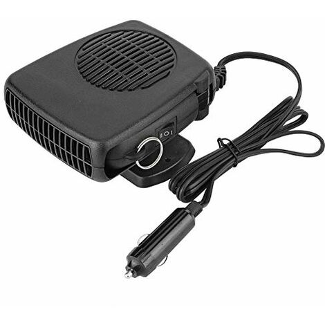 Chauffage Voiture 12V 2-en-1 - Dégivreur Pare-brise Rapide + Ventilateur, Prise Allume-cigare, Pour Toutes Voitures