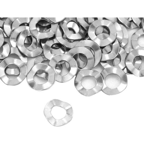 Rondelle Ondulée, Rondelle Ressort en Acier Inoxydable M4, M6, M8, M10, M14 (M4(100PCS))