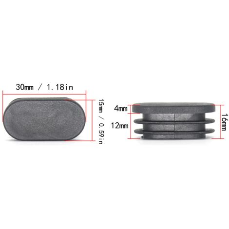 METALLIXITY Lot De 30 Patins Circulaires En Plastique Pour Pieds De