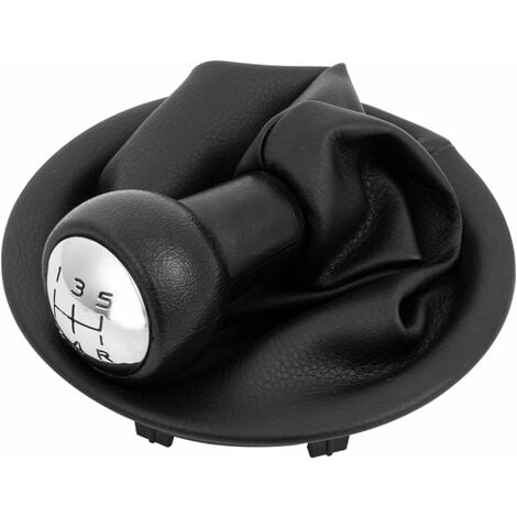 Pommeau de Levier de Vitesse avec Soufflet Compatible pour Peugeot Partner 2008-2022 Citroen Berlingo