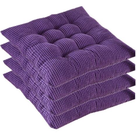 UWOBTN Galette De Chaise Intérieur Extérieur Épaissir Coussin De Chaise 40x40/45x45/50x50cm Coussin D'assise, Doux Jardin Coussins De Siège,pour Maison, Jardin, Bureau(#3,45x45cm/17.7x17.7in