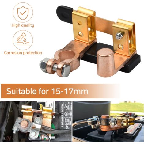 Coupe-Circuit Batterie 12V 24V Interrupteur Principal Avec Lame - Protection Vol Et Sécurité
