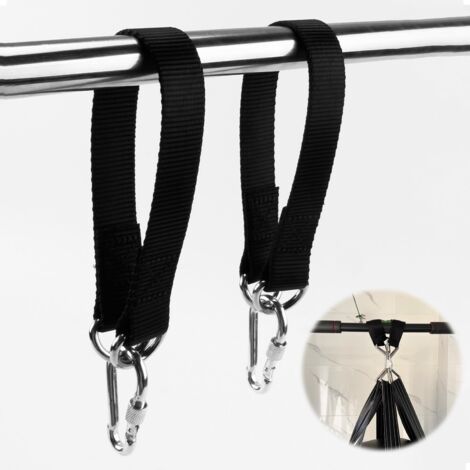 Kit De Sangles De Suspension Pour Balançoire D'arbre, Peut Contenir 2000 Lb Avec 2 Mousquetons Robustes, Parfait Pour Les Balançoires, Hamac, Installation Facile Et Rapide