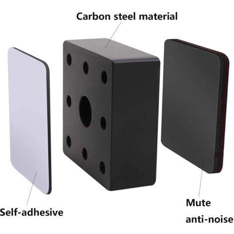 Rehausseurs De Meubles LOY Pieds De Meubles De Lit Table Élévatrice Canapé Lit Riser Rehausseurs De Lit En Acier Carbone Rehausseur De Meuble Adhesif Pour Canapé Table Basse Armoire Lit Bureau 4