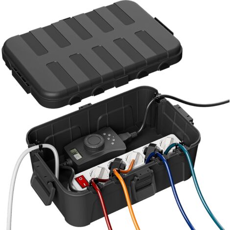Boîtier électrique extérieur étanche pour rallonges et multiprises