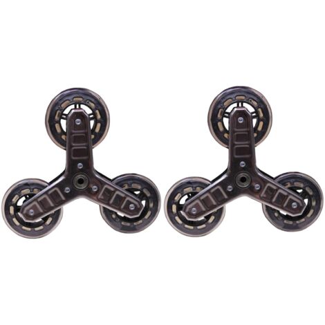 Paire De Roulements De Roue Pour Chariot – Alésage 16mm, Couleur Argent, Remplacement Simple, Sans Montage