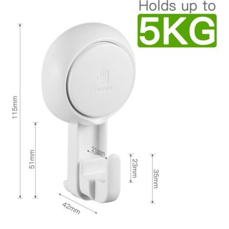 6 Pièces Crochet Adhesif Mural Porte Manteau Adhésif Porte Serviette