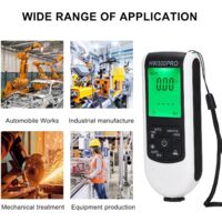 Jauge Épaisseur Peinture Numérique 0-2000μm - Testeur Revêtement Auto Portable