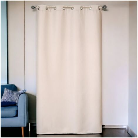Rideau 100% Occultant à œillets, Naturel - 140x240cm Prêt A Poser Atout Ciel 80645977 Rideau 100% Occultant à œillets, Naturel - 140x240cm Prêt A Poser Atout Ciel 80645977