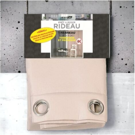 Rideau Isolant Phonique Et Thermique Moondream – 140 X 260 Cm – Métal – Neuf
