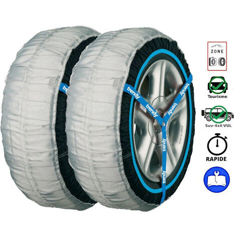 Chaine Neige 215 60 R16 Chaînes à Neige 9 Mm - Groupe 8 - Pour
