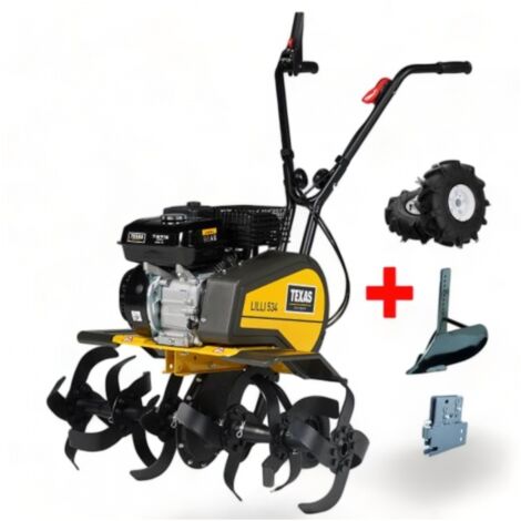 Motobineuse thermique puissante 5,6cv 2 vitesses 3 largeurs de travail jusqu'à 85cm TEXAS Lilli 534TG