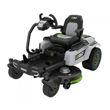 Ego Power+ – Tondeuse autoportée électrique 107 cm – 6 batteries 10Ah – Vitesse variable 4,8 à 12,8 km/h – Connectivité Bluetooth – Suspension hydraulique - ZT4201ES (1/5)